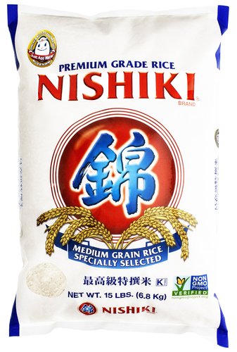 A bag of Nishiki rice